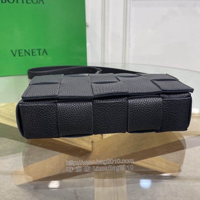 Bottega veneta高端女包 KF0017荔枝紋 寶緹嘉荔枝紋牛皮CASSETTE包包 BV經典款單肩斜挎包  gxz1268